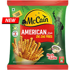 McCain American Herb & Garlic Zig Zag Fries 400g